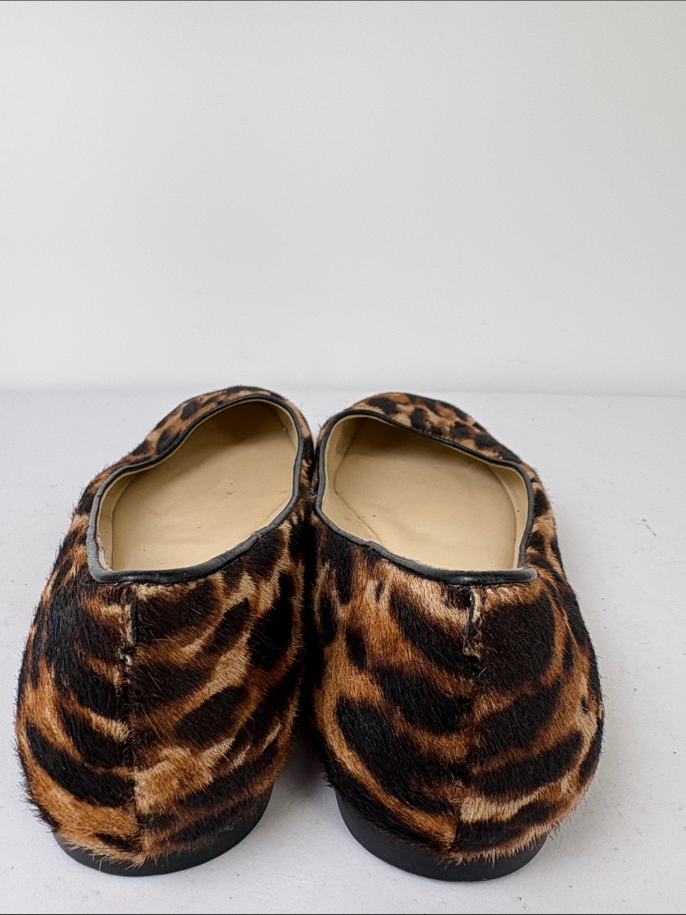 🥿 Vince Camuto Leopard-Print Ballet Flats in Brown & Black cow fur - Picture 4 of 8